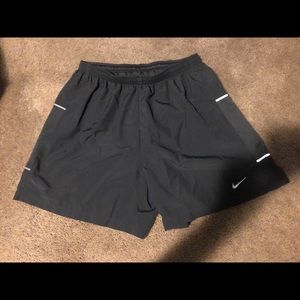 Nike men’s 5” inseam running shorts size medium